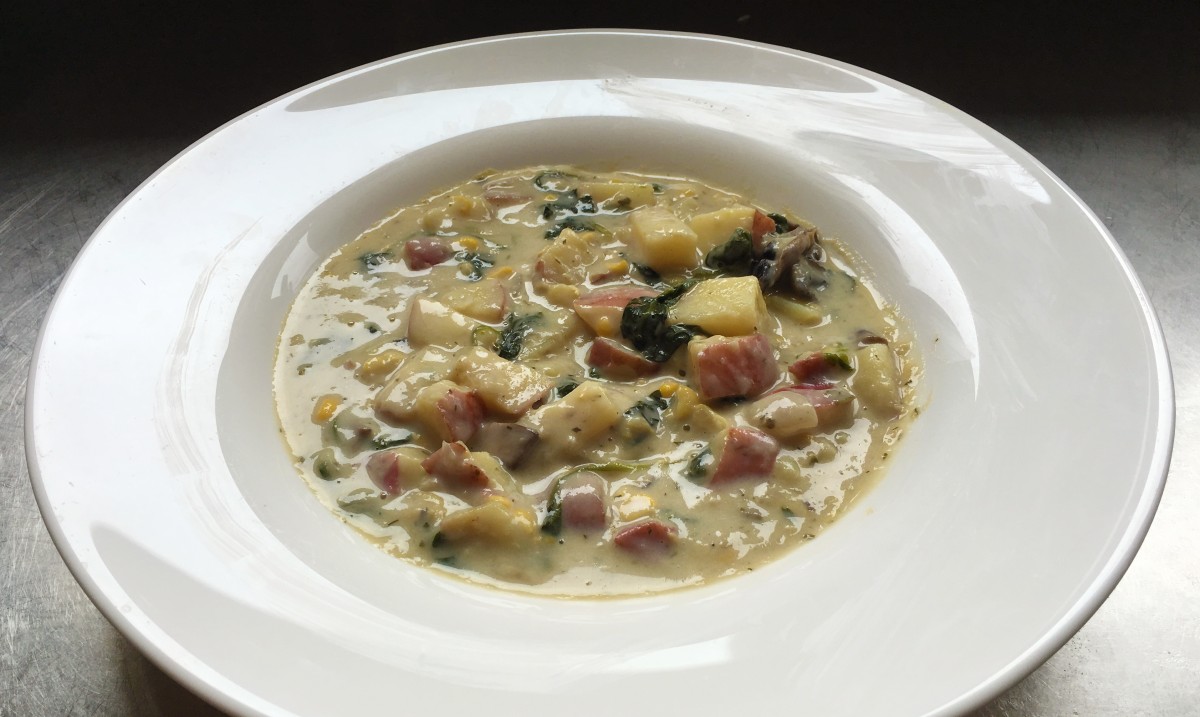 Mushroom and Corn Chowder